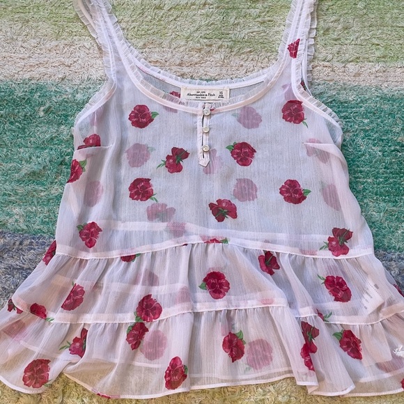 OG Abercrombie & Fitch Sheer Tank Top - Picture 4 of 5